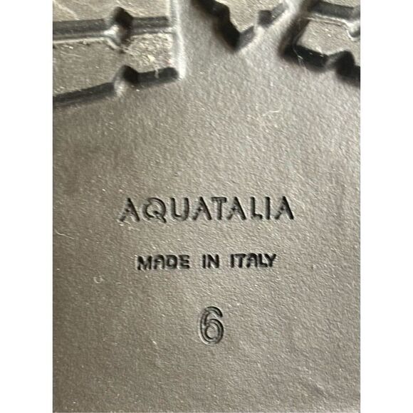 Aquatalia Mayra Weatherproof Suede Leather Lace-Up & Zip Boot NWOT Size 6 - Picture 7 of 7